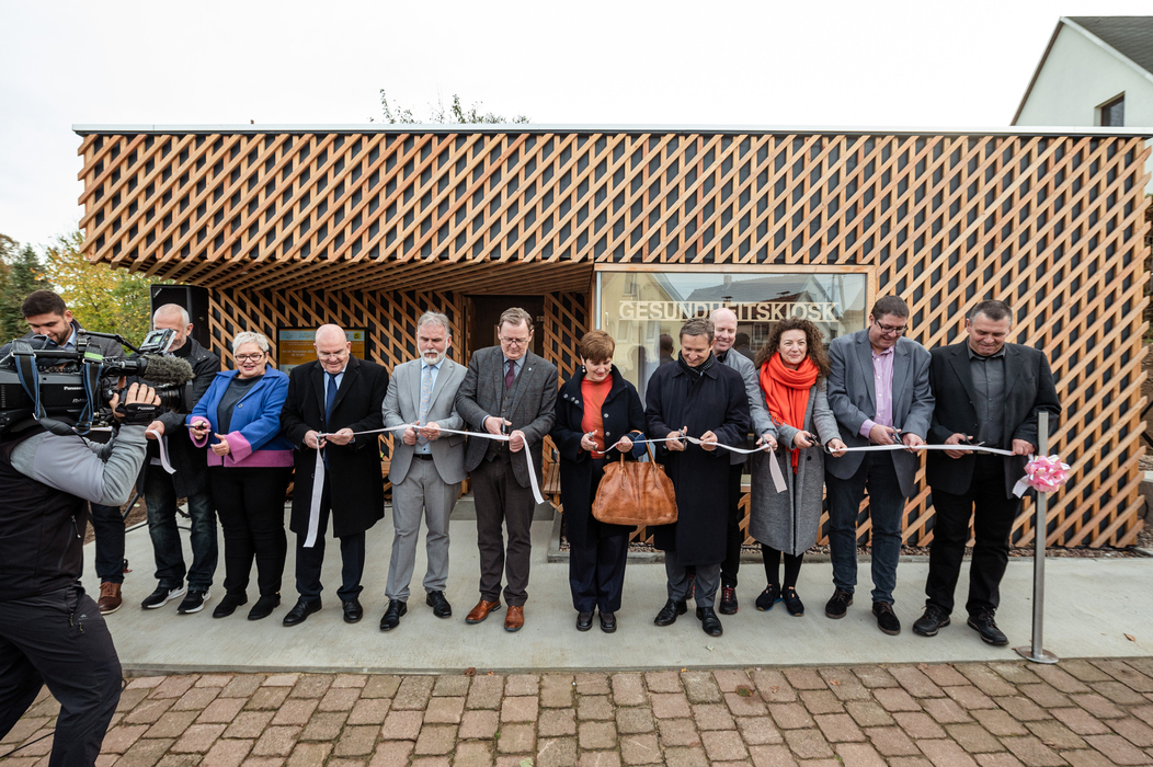 03.11.2022 Urleben: Eröffnung des ersten Gesundheitskiosk der Stiftung Landleben in Kooperation mit der Internationale Bauausstellung Thüringen IBA. Foto: Thomas Müller