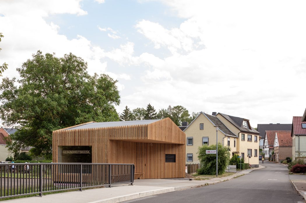 06.07.2023 Bruchstedt: Gesundheitskiosk, ein Projekt der Stiftung Landleben und der Internationale Bauausstellung Thüringen IBA.  Foto: Thomas Müller